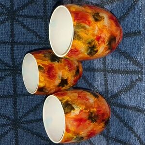 Patriot Lighting 2 - 1/4 inch Fitter Fire Pit Glass Lamp Shade